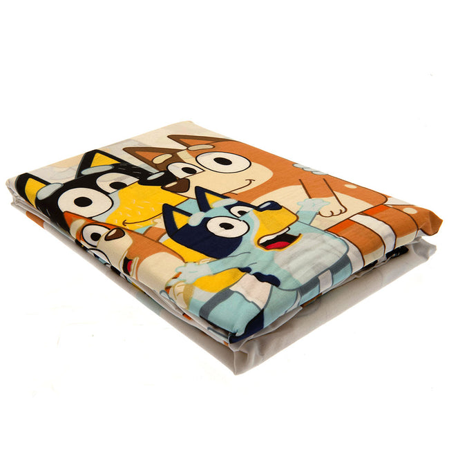 White-Blue-Orange - Side - Bluey Duvet Set
