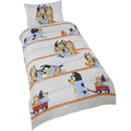 White-Blue-Orange - Front - Bluey Duvet Set