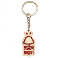 Silver-Red - Front - Nottingham Forest FC Crest Keychain