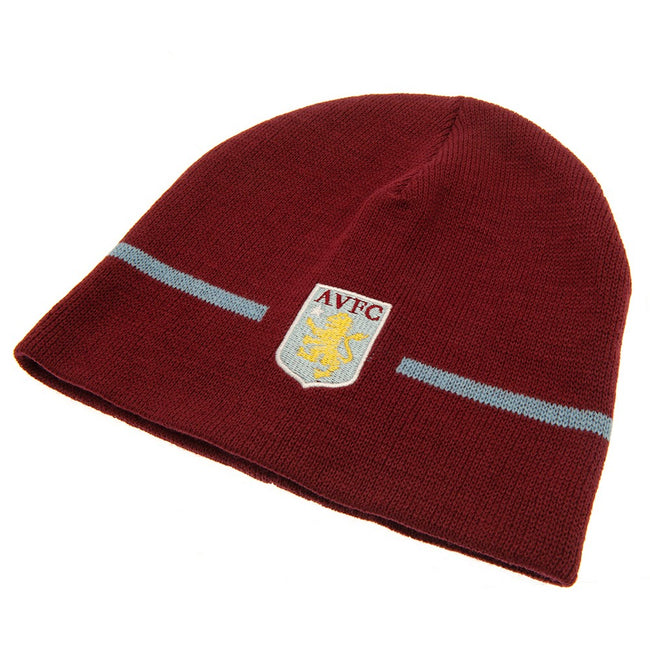Claret Red-Pale Blue - Back - Aston Villa FC Beanie