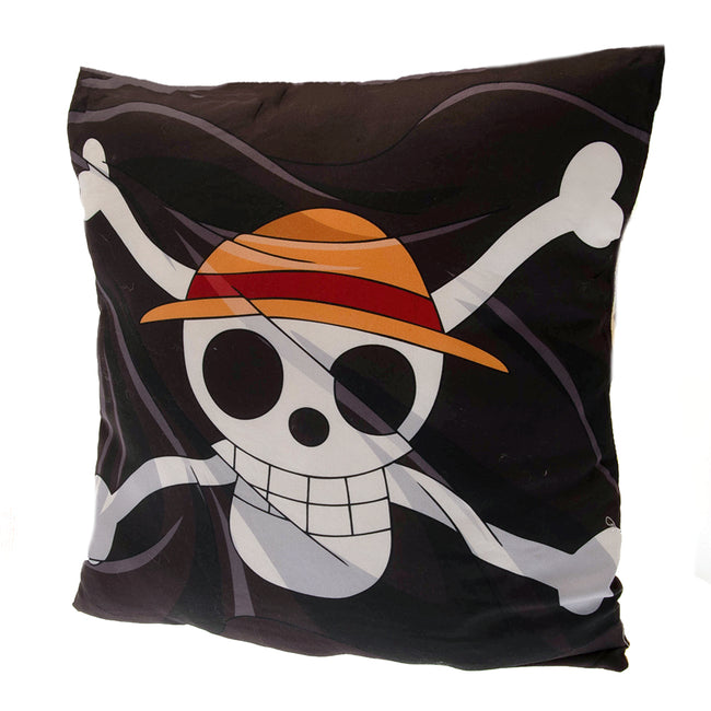 Multicolored - Back - One Piece Characters Filled Cushion