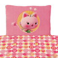 Pink-Yellow-White - Side - Gabby´s Dollhouse Reversible Duvet Set