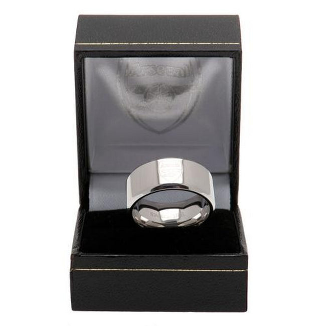 Silver - Back - Arsenal FC Band Ring