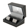 Silver - Back - Liverpool FC Stainless Steel Rectangular Cufflinks