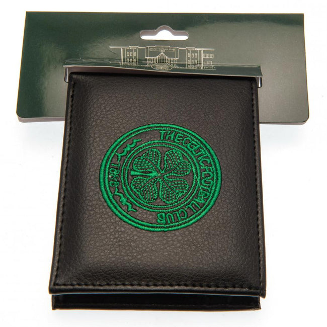 Black-Green - Back - Celtic FC Embroidered Wallet