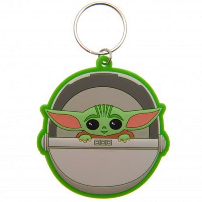 Multicolored - Front - Star Wars Yoda PVC Keyring