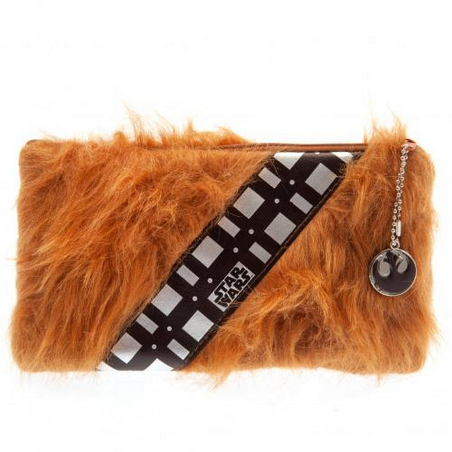 Golden Brown-Black - Front - Star Wars Chewbacca Pencil Case