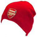 Red - Front - Arsenal FC Dome Knitted Hat