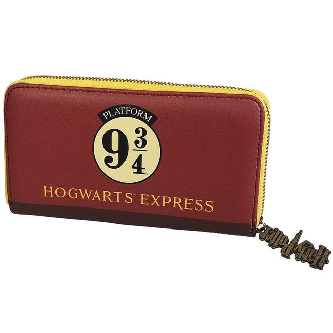 Burgundy-Gold - Front - Harry Potter Platform 9 3-4 Coin Purse