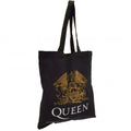 Black - Side - Queen Canvas Tote Bag