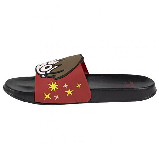 Black-Burgundy - Side - Harry Potter Childrens-Kids Chibi Sliders