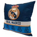 Blue-White - Front - Real Madrid CF Crest Filled Cushion