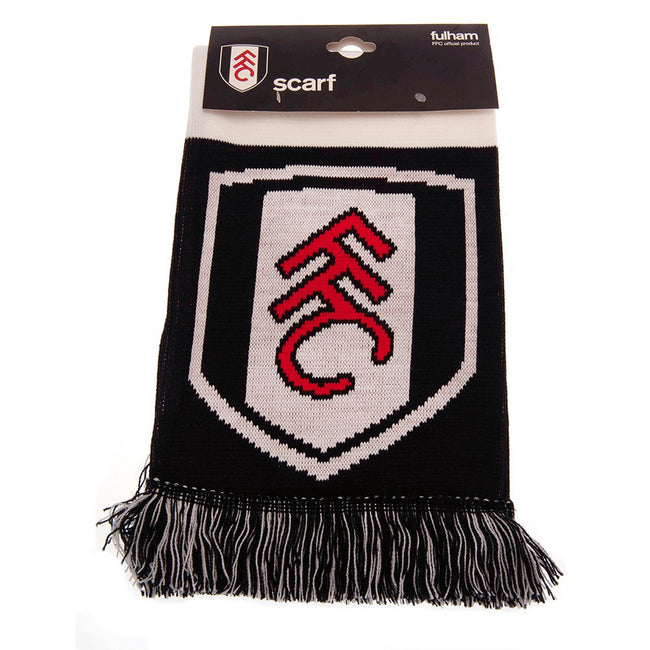 Black-White - Lifestyle - Fulham FC Stripe Winter Scarf