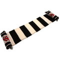 Black-White - Front - Fulham FC Stripe Winter Scarf
