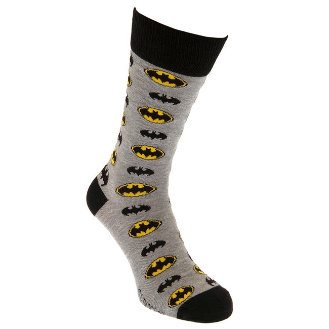 Black-Gray-Yellow - Lifestyle - Batman Mens Socks (Pack of 3)