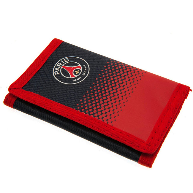 Red-Black - Front - Paris Saint Germain FC Nylon Wallet