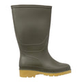 Green - Back - Dunlop Junior Dull Wellies