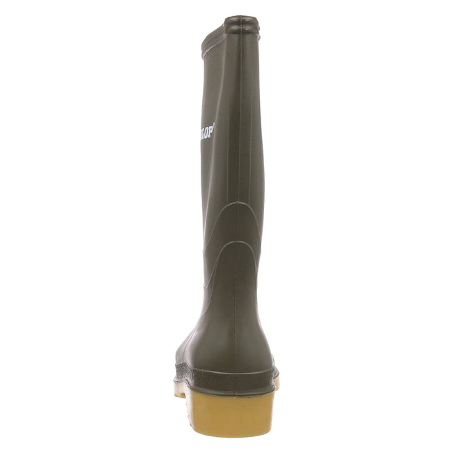 Green - Pack Shot - Dunlop Junior Dull Wellies