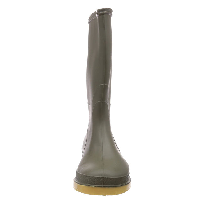 Green - Close up - Dunlop Junior Dull Wellies