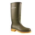 Green - Front - Dunlop Junior Dull Wellies