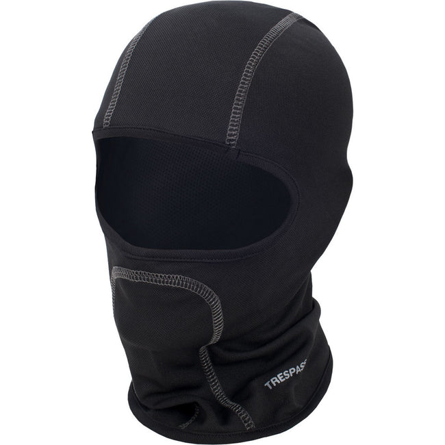 Black - Front - Trespass Adults Unisex Moulder Winter Balaclava