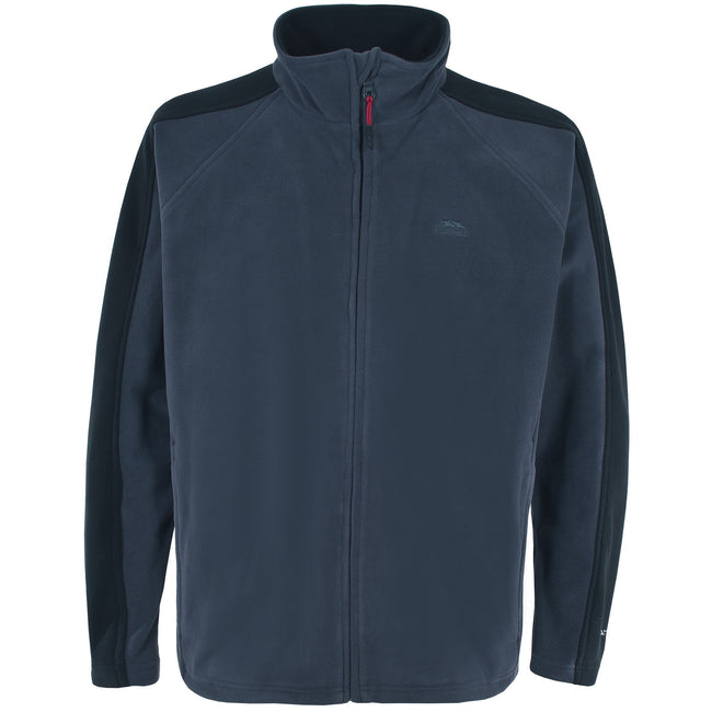 Navy Tone - Front - Trespass Mens Acres Full Zip Fleece Jacket