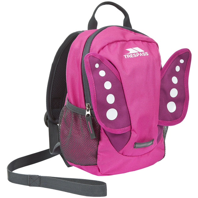 Pink - Front - Trespass Childrens-Kids Tiddler 3 Liter Back Pack