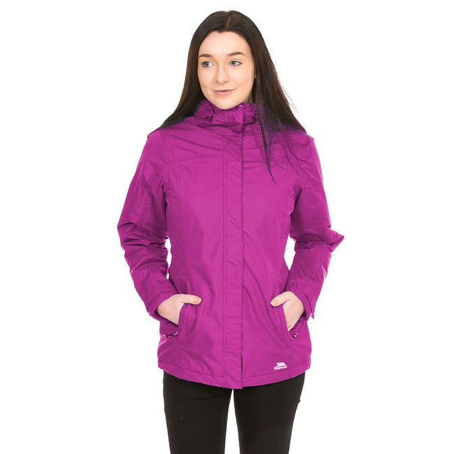Purple Orchid - Back - Trespass Womens-Ladies Edna Waterproof Padded Jacket