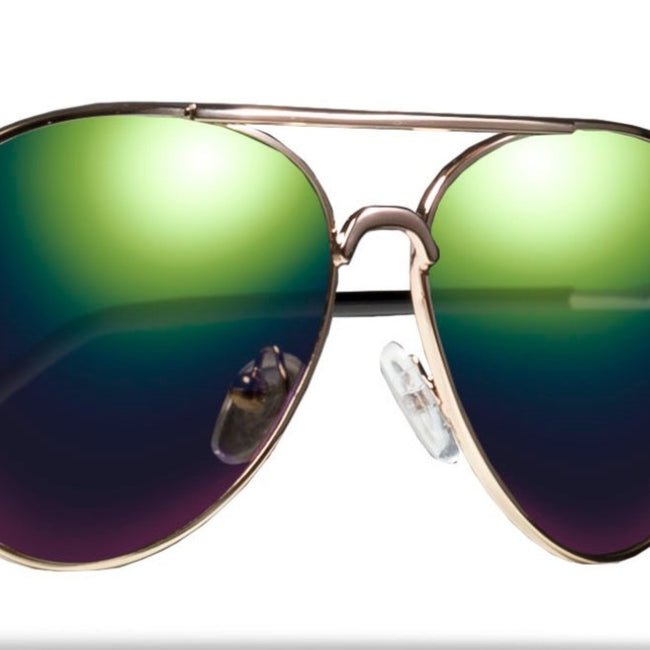 Gold Metal - Back - Trespass Childrens Hologram Sunglasses