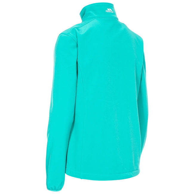 Ocean Green - Back - Trespass Womens-Ladies Meena Softshell Jacket