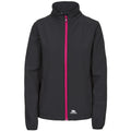 Black - Front - Trespass Womens-Ladies Meena Softshell Jacket