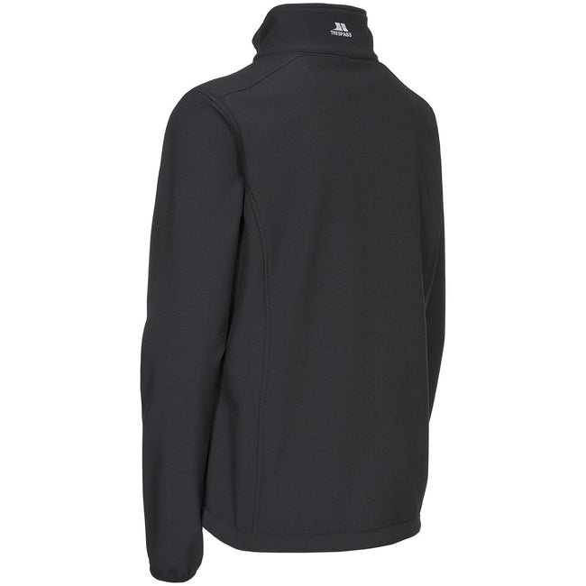 Black - Side - Trespass Womens-Ladies Meena Softshell Jacket