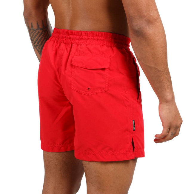 Red - Pack Shot - Trespass Mens Granvin Casual Shorts