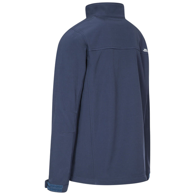 Navy - Back - Trespass Mens Vander Softshell Jacket
