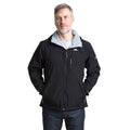 Black - Side - Trespass Mens Vander Softshell Jacket