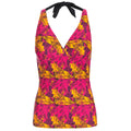 Pink Lady Print - Front - Trespass Womens-Ladies Bloomer Tankini Top