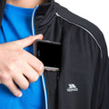 Black - Lifestyle - Trespass Mens Clive Full Zip Active Top