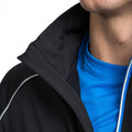 Black - Pack Shot - Trespass Mens Clive Full Zip Active Top