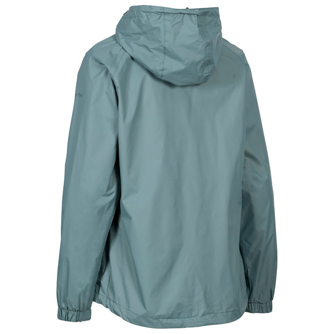 Teal Mist - Back - Trespass Womens-Ladies Tayah II Waterproof Shell Jacket