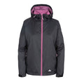 Black - Front - Trespass Womens-Ladies Tayah II Waterproof Shell Jacket