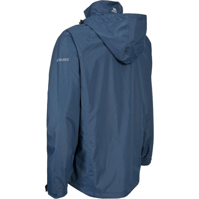 Midnight - Back - Trespass Mens Nabro II Waterproof Jacket
