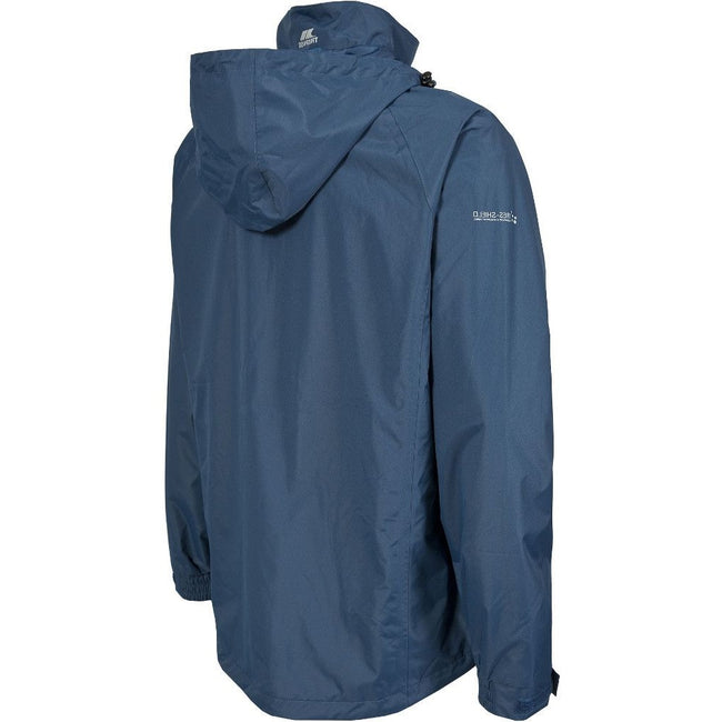 Midnight - Side - Trespass Mens Nabro II Waterproof Jacket