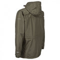 Khaki - Back - Trespass Mens Reuben Waterproof Jacket
