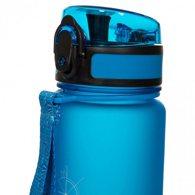 Blue - Side - Trespass Flintlock Sports Bottle