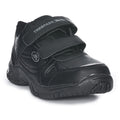 Black - Front - Trespass Childrens Boys Smarter School Shoe