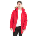 Red - Back - Trespass Mens Jaydin Waterproof Jacket