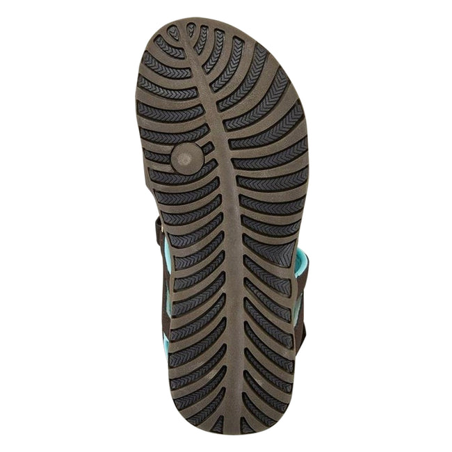 Brindle - Side - Trespass Womens-Ladies Serac Walking Sandals