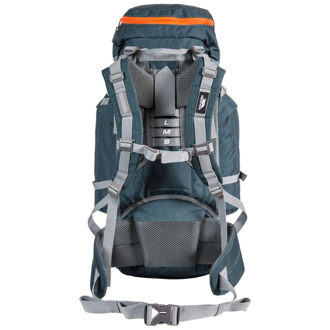 Olive - Back - Trespass Trek 66 Backpack-Rucksack (66 Liters)
