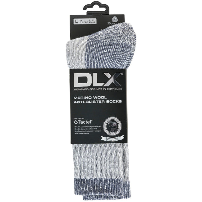 Gray Marl - Side - Trespass Mens Strolling DLX Walking Socks