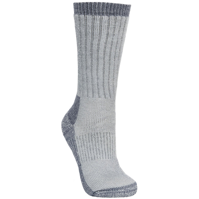 Gray Marl - Front - Trespass Mens Strolling DLX Walking Socks